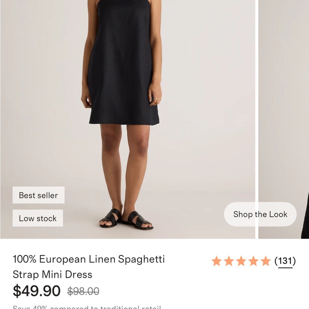 Quince linen dress - Picture 2 of 2